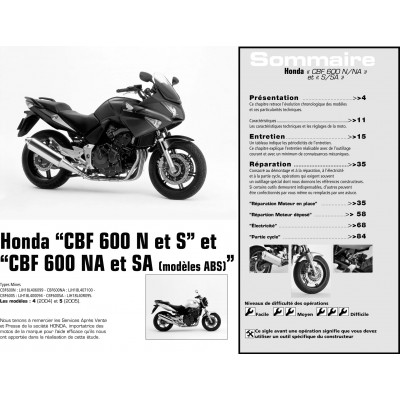 Pack RMT 136 - HONDA CBF 600 (2003 à 2005) - KAWASAKI Z 750 (2003 à 2005) + PDF