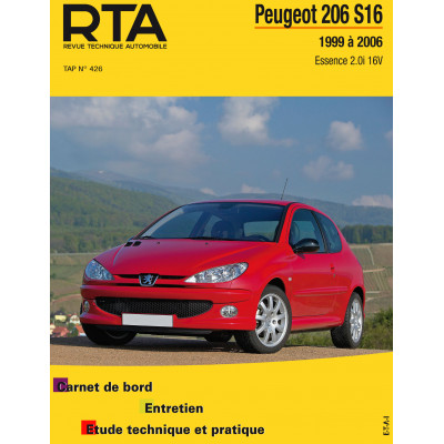 RTA PDF TAP-426 - PEUGEOT 206 S16 (1999 à 2006)
