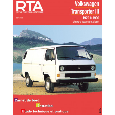 RTA PDF 732 - VOLKSWAGEN TRANSPORTER III essence et diesel (1979 à 1990)