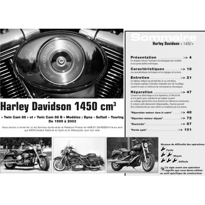 RMT HS 12 - HARLEY-DAVIDSON TWIN CAM 88 et 88B (1998 à 2003)