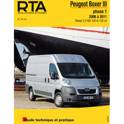 RTA PDF Hors-Série 20 - PEUGEOT BOXER III phase 1 (2006 à 2011)