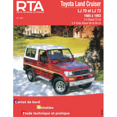 RTA 493 - TOYOTA LAND CRUISER LJ 70 et 73 (1985 à 1993)