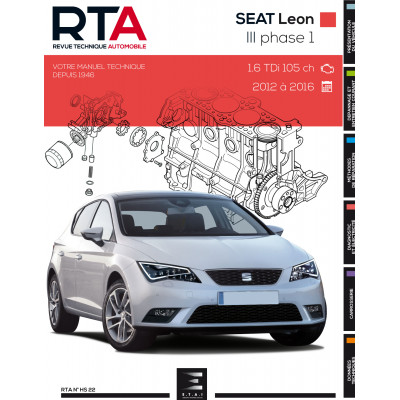 RTA PDF hors-série 22 - SEAT LEON III (5F) phase 1 (2012 à 2016)