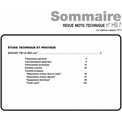 RMT PDF Hors-Série 7 - DUCATI 750 et 900 cm3 PASO, SPORT et SS (1987 à 1993)