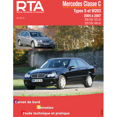 PACK RTA B713 - MERCEDES CLASSE C (S et W203) II phase 2 (2004 à 2007) + PDF