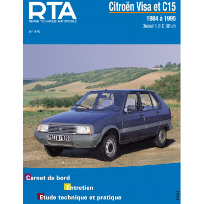 RTA 470 - CITROEN VISA et C15 diesel (1984 à 1995)