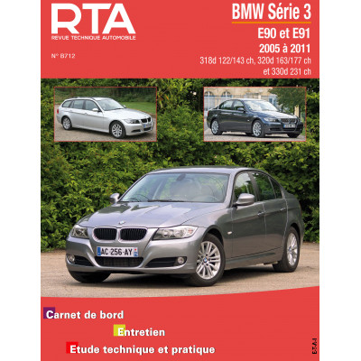 Pack RTA B712 - BMW SERIE 3 V (E90 et E91) (2005 à 2011) + PDF