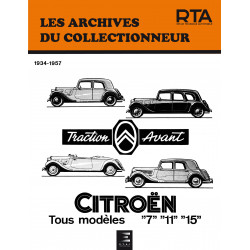 PDF CITROEN TRACTION AVANT 7, 11 et 15 (1934 à 1957) - Les Archives du Collectionneur n°7