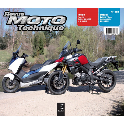 RMT 181 Forza 125 (2015 à 2016) + Suzuki V-Strom 1000 (2014 à 2016)