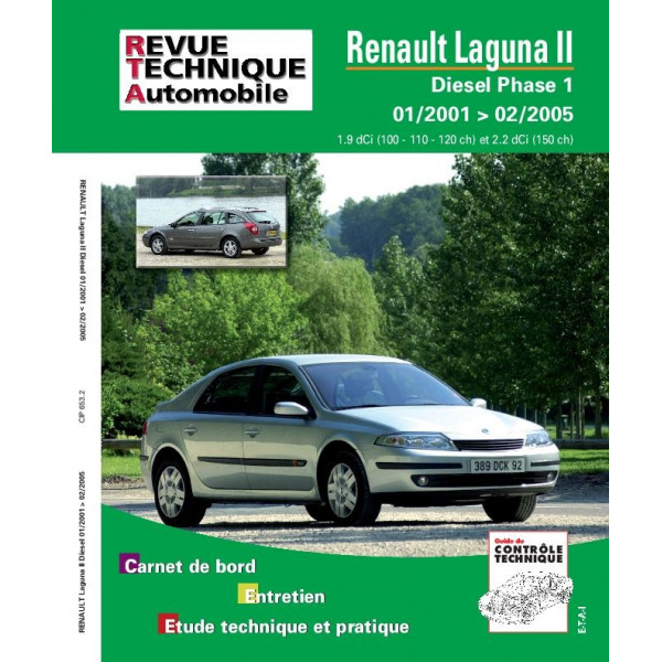 RTA 653.2 RENAULT LAGUNA II phase 1 (2000 à 2005)
