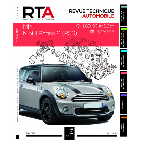 RTA 819 MINI II (R56) PHASE 2 (2010 à 2016)