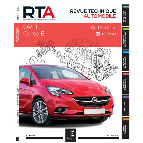 RTA 823 OPEL CORSA V (2014 à 2019) - essence
