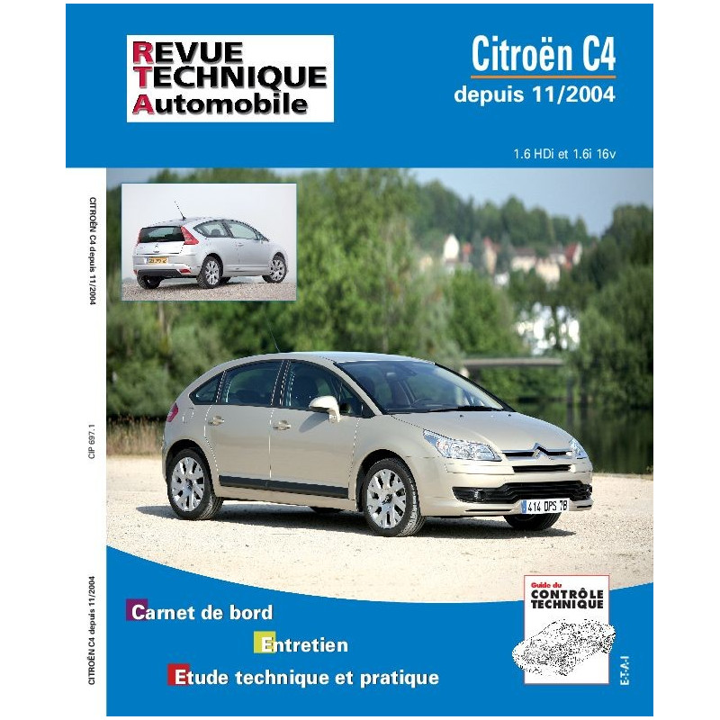 Revue Technique Citroen C4 (RTA) Site officiel ETAI
