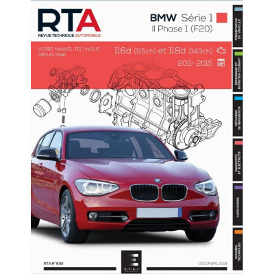 RTA 832 BMW SERIE1 HAYON 5P II Ph1 (08-2011 à 06-2015)