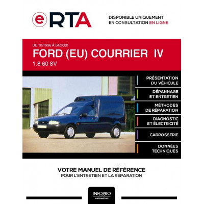 E-RTA Ford (eu) Courrier IV FOURGON 3 portes de 10/1996 à 04/2000