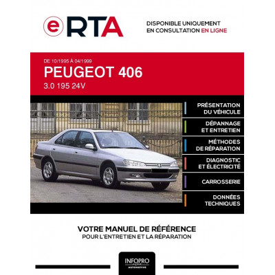 E-RTA Peugeot 406 BERLINE 4 portes de 10/1995 à 04/1999