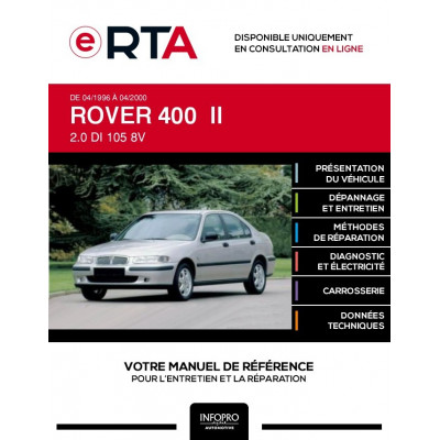 E-RTA Rover 400 II BERLINE 4 portes de 04/1996 à 04/2000