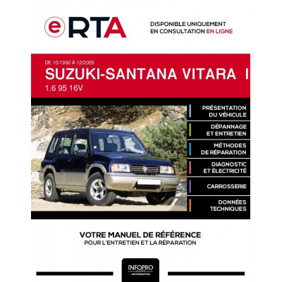 E-RTA Suzuki-santana Vitara I BREAK 5 portes de 10/1992 à 12/2005