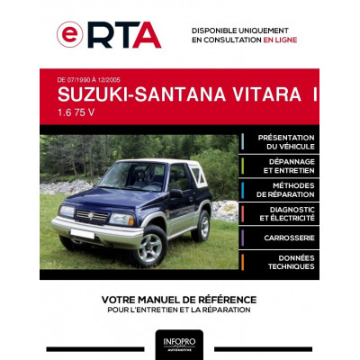 E-RTA Suzuki-santana Vitara I CABRIOLET 2 portes de 07/1990 à 12/2005