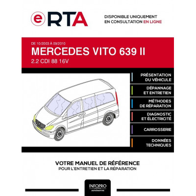 E-RTA Mercedes Vito II COMBI 5 portes de 10/2003 à 09/2010