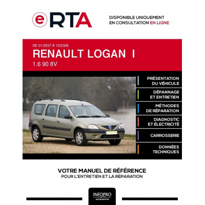 E-RTA Renault Logan I BREAK 5 portes de 01/2007 à 10/2008