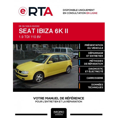 E-RTA Seat Ibiza II HAYON 5 portes de 09/1999 à 03/2002