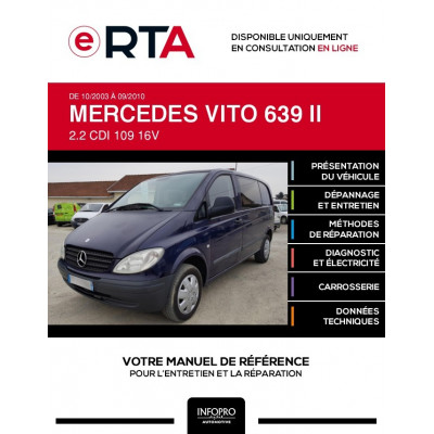 E-RTA Mercedes Vito II COMBI 4 portes de 10/2003 à 09/2010