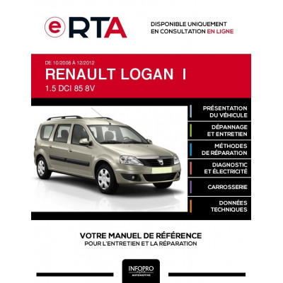 E-RTA Renault Logan I BREAK 5 portes de 10/2008 à 12/2012