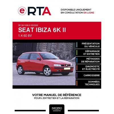 E-RTA Seat Ibiza II HAYON 3 portes de 09/1999 à 03/2002