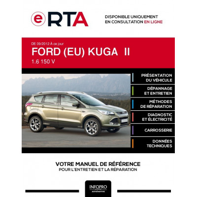 E-RTA Ford (eu) Kuga II BREAK 5 portes de 09/2012 à ce jour