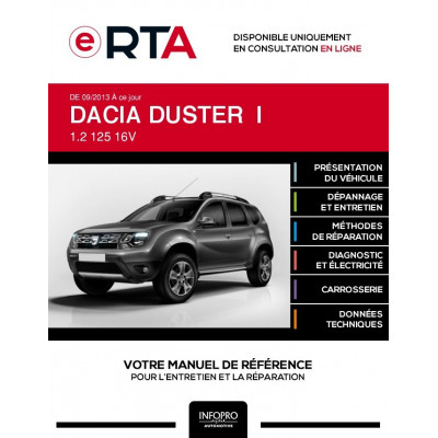 E-RTA Dacia Duster I BREAK 5 portes de 09/2013 à ce jour