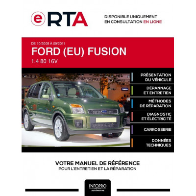 E-RTA Ford (eu) Fusion HAYON 5 portes de 10/2005 à 09/2011