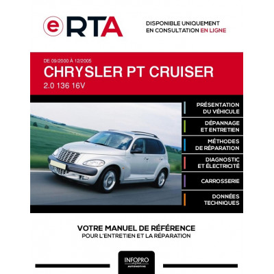 E-RTA Chrysler Pt cruiser BREAK 5 portes de 09/2000 à 12/2005
