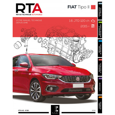 RTA hors série n°26 FIAT TIPO II BREAK/ 5P (depuis 2015) - 1.6 JTD 120ch
