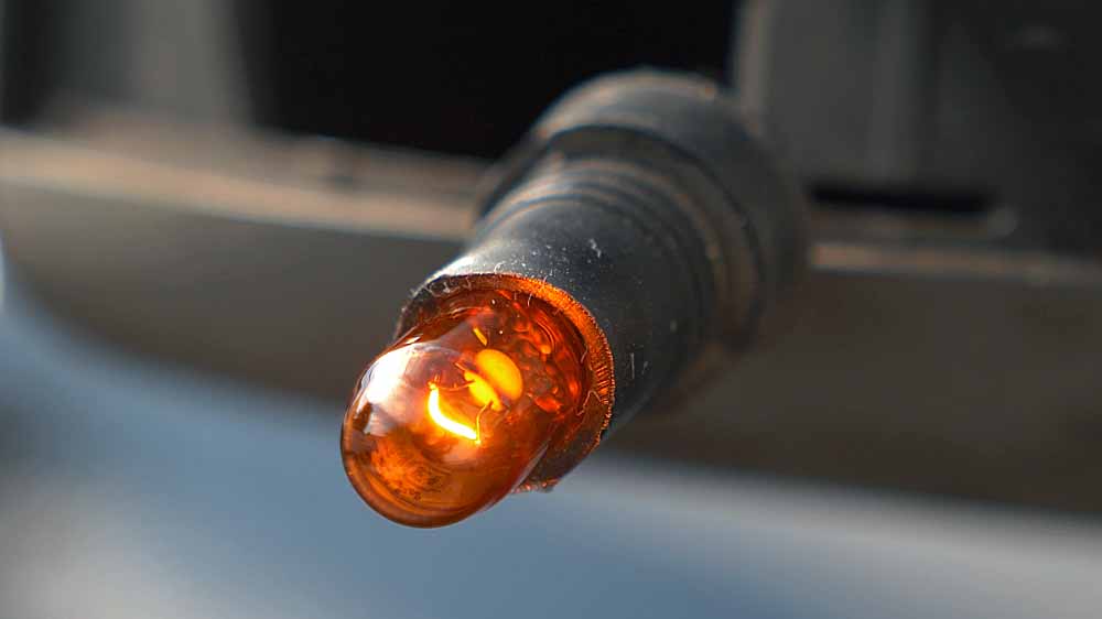 Contrôle du bon fonctionnement de l’ampoule