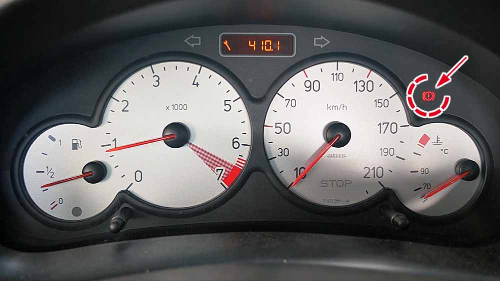 Témoin de frein de stationnement