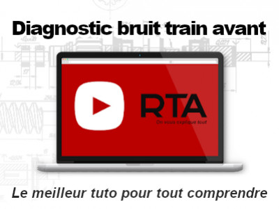 Diagnostic vidéo : bruit au niveau du train avant